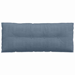 Μαξιλάρι Πλάτης Μπλε 120 x 50 cm Υφασμάτινο Κορντουρά