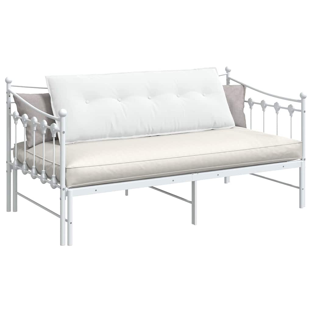 Μαξιλάρι Πλάτης Λευκό 140 x 19 x 50 εκ ύφασμα - Pakobazaar