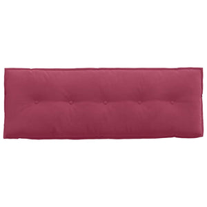 Μαξιλάρι Πλάτης Κόκκινο 140 x 50 cm Υφασμάτινο Κορντουρά