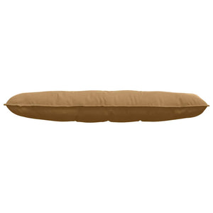 Μαξιλάρι Πλάτης Καφέ 140 x 50 cm Υφασμάτινο Κορντουρά