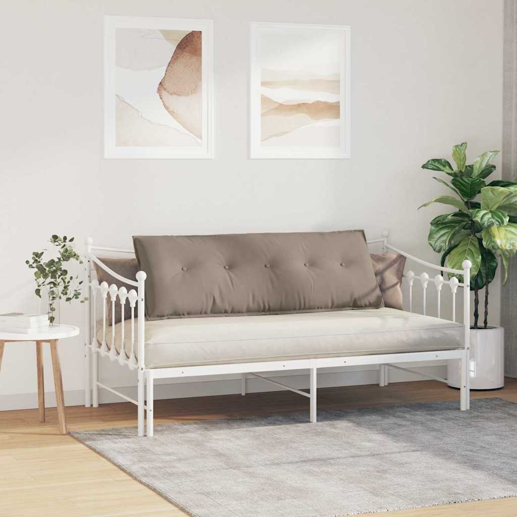 Μαξιλάρι Πλάτης Taupe 140 x 50 cm Ύφασμα Μικροΐνας