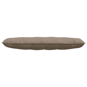Μαξιλάρι Πλάτης Taupe 140 x 50 cm Ύφασμα Μικροΐνας