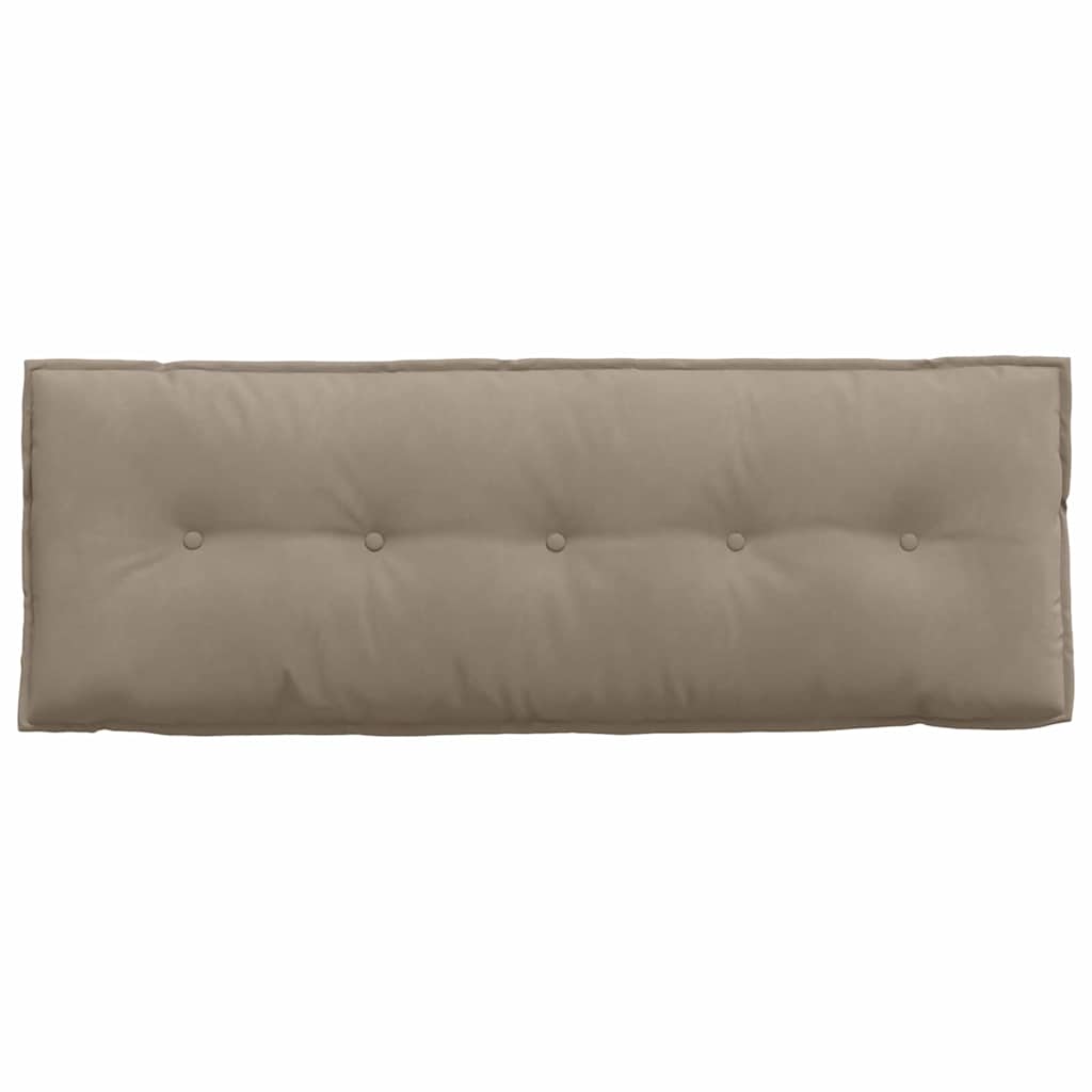 Μαξιλάρι Πλάτης Taupe 140 x 50 cm Ύφασμα Μικροΐνας