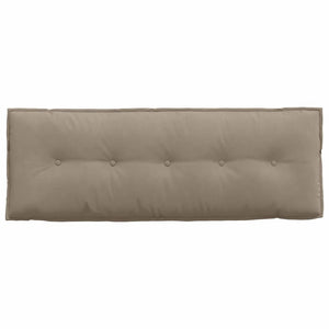 Μαξιλάρι Πλάτης Taupe 140 x 50 cm Ύφασμα Μικροΐνας