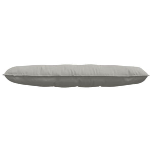 Μαξιλάρι Πλάτης Ανοιχτό γκρι 140 x 50 cm Ύφασμα Μικροΐνας