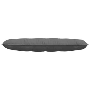 Μαξιλάρι Πλάτης Σκούρο Γκρι 140 x 50 cm Ύφασμα Μικροΐνας