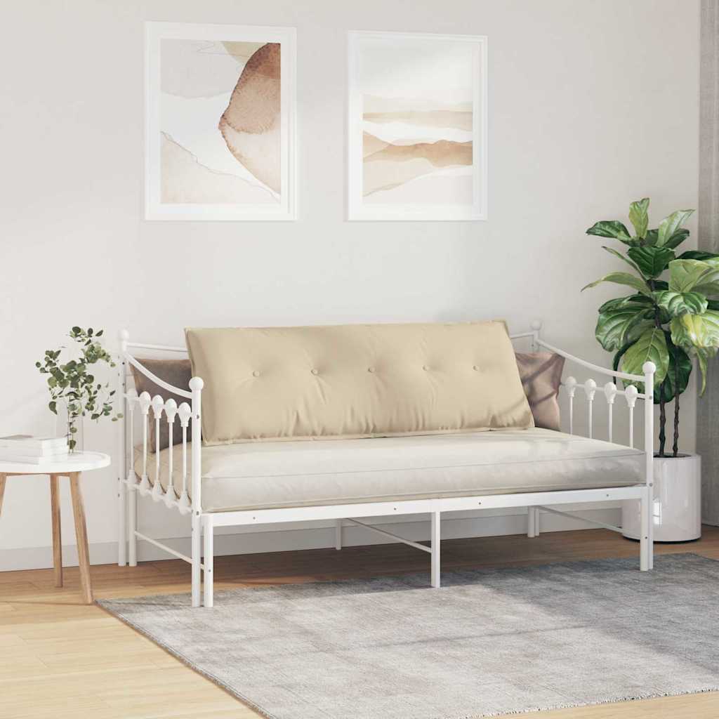 Μαξιλάρι Πλάτης Κρεμ 140 x 50 cm Ύφασμα Μικροΐνας