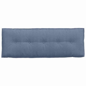 Μαξιλάρι Πλάτης Μπλε 140 x 50 cm Υφασμάτινο Κορντουρά