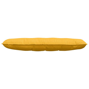 Μαξιλάρι Πλάτης Απαλό Κίτρινο 140 x 50 cm Υφασμάτινο Κορντουρά