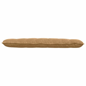 Μαξιλάρι Πλάτης Καφέ 160 x 50 cm Υφασμάτινο Κορντουρά