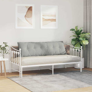 Μαξιλάρι Πλάτης Ανοιχτό γκρι 160 x 50 cm Ύφασμα Μικροΐνας