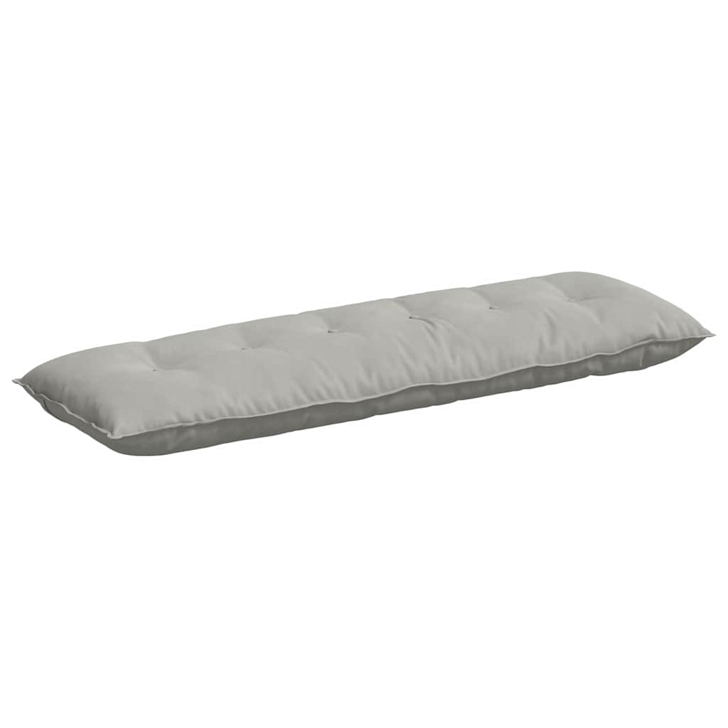 Μαξιλάρι Πλάτης Ανοιχτό γκρι 160 x 50 cm Ύφασμα Μικροΐνας