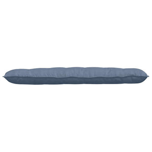 Μαξιλάρι Πλάτης Μπλε 160 x 50 cm Υφασμάτινο Κορντουρά