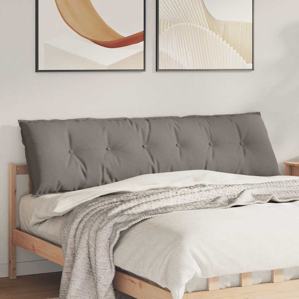 Μαξιλάρι Πλάτης Taupe 180 x 19 x 50 εκ ύφασμα