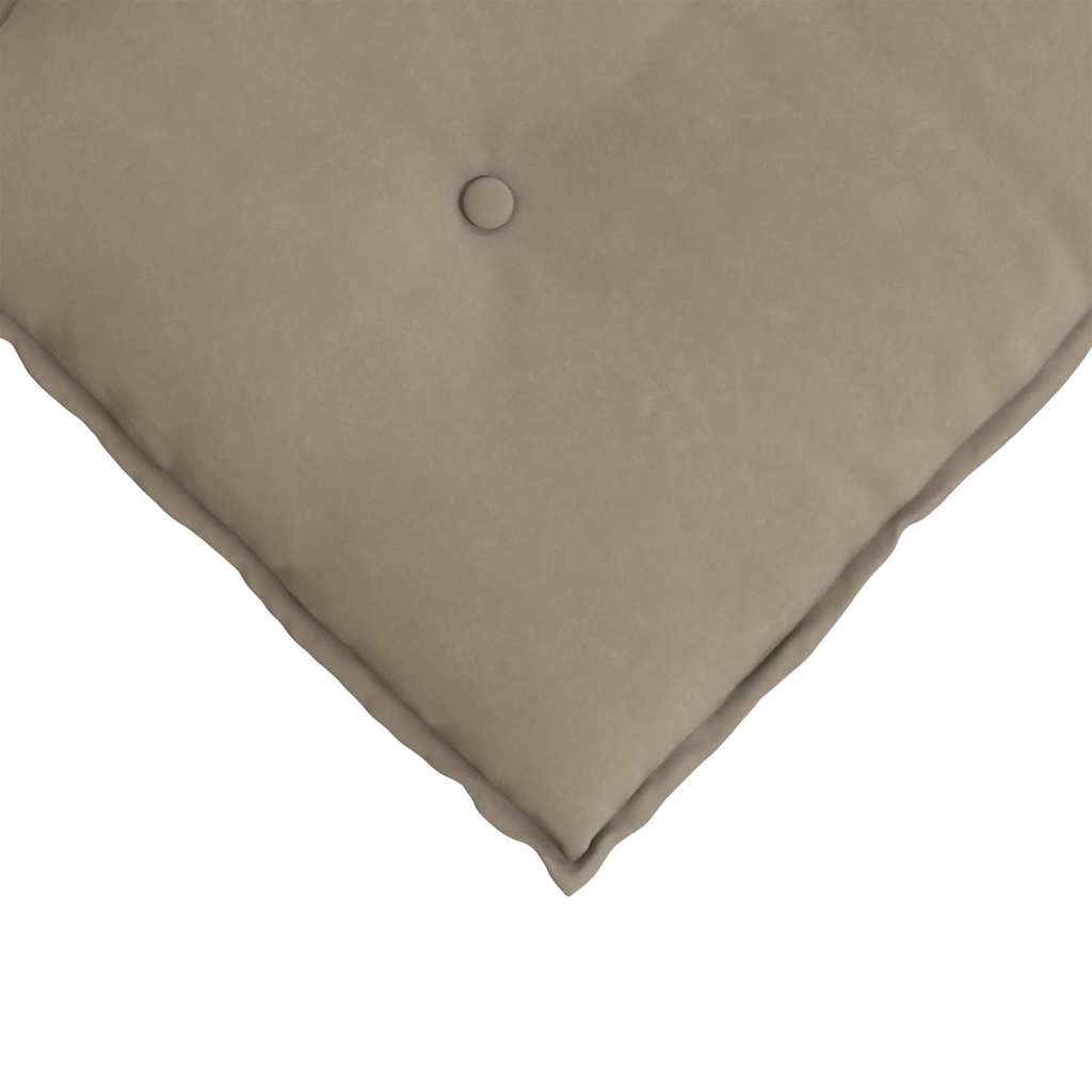 Μαξιλάρι Πλάτης Taupe 200 x 50 εκ. Ύφασμα Μικροΐνας
