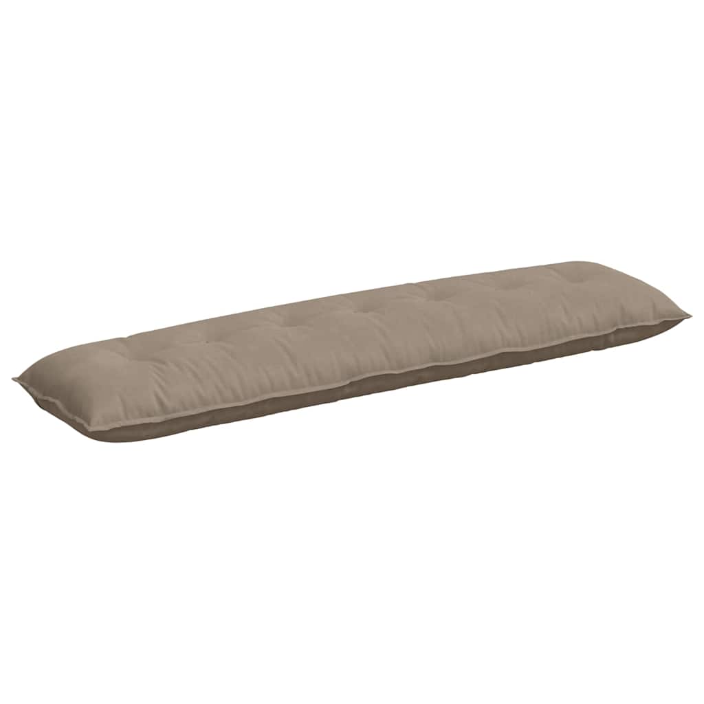 Μαξιλάρι Πλάτης Taupe 200 x 50 εκ. Ύφασμα Μικροΐνας
