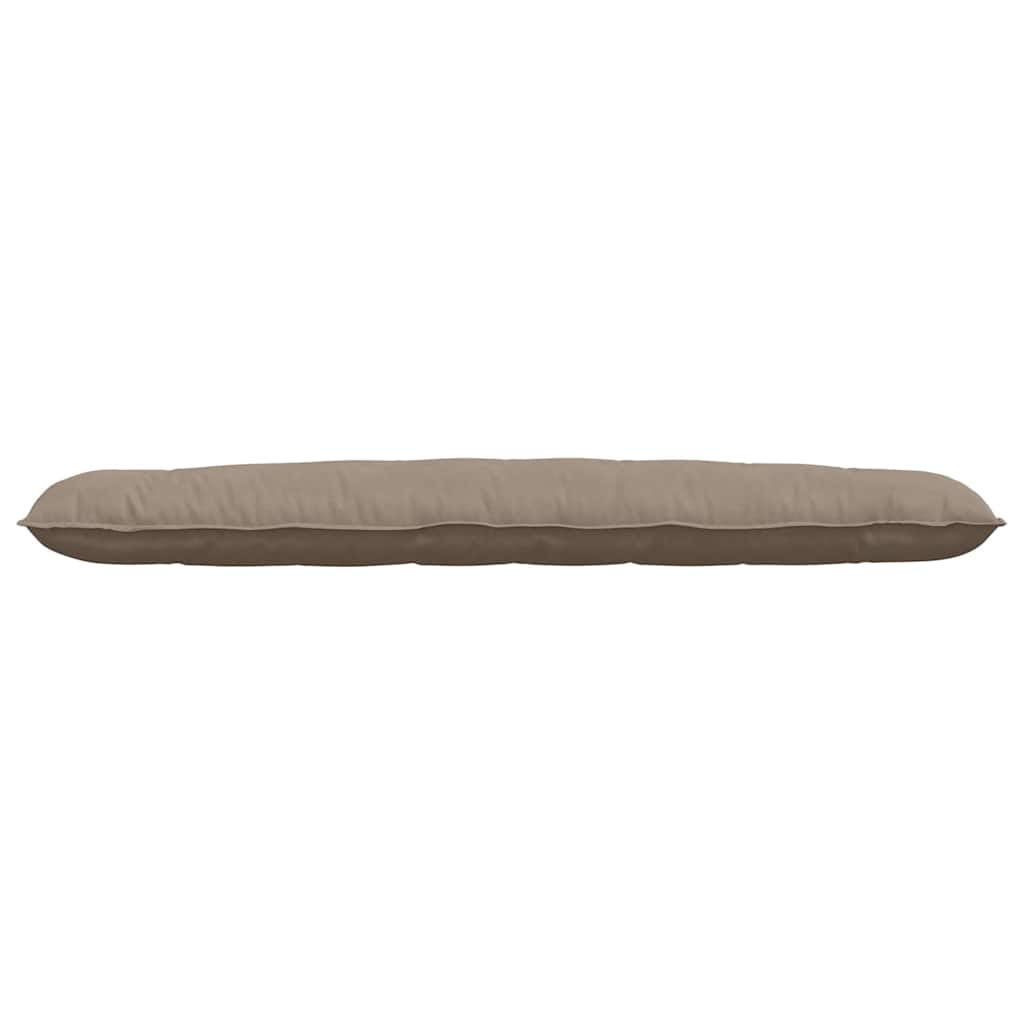 Μαξιλάρι Πλάτης Taupe 200 x 50 εκ. Ύφασμα Μικροΐνας