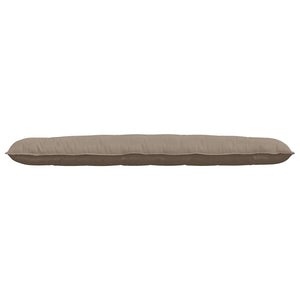 Μαξιλάρι Πλάτης Taupe 200 x 50 εκ. Ύφασμα Μικροΐνας