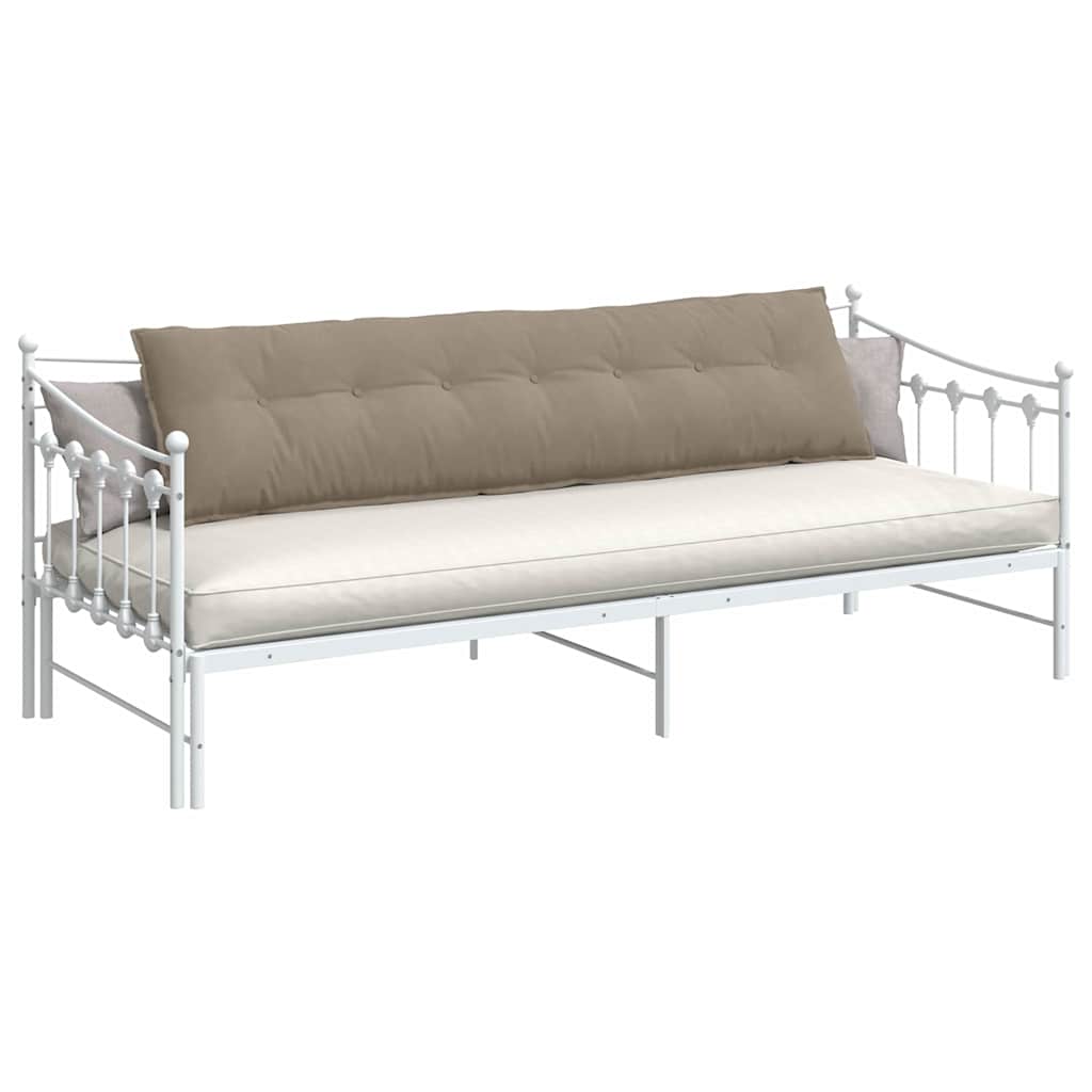 Μαξιλάρι Πλάτης Taupe 200 x 50 εκ. Ύφασμα Μικροΐνας