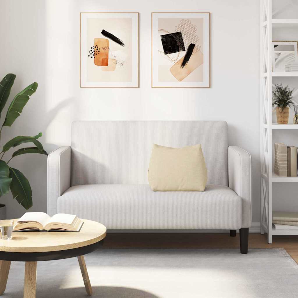 Μαξιλάρι Πλάτης Κρεμ 45 x 20 x 35 εκ. ύφασμα - Pakobazaar