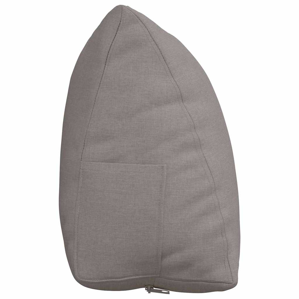 Μαξιλάρι Πλάτης Taupe 60 x 20 x 50 εκ. ύφασμα - Pakobazaar
