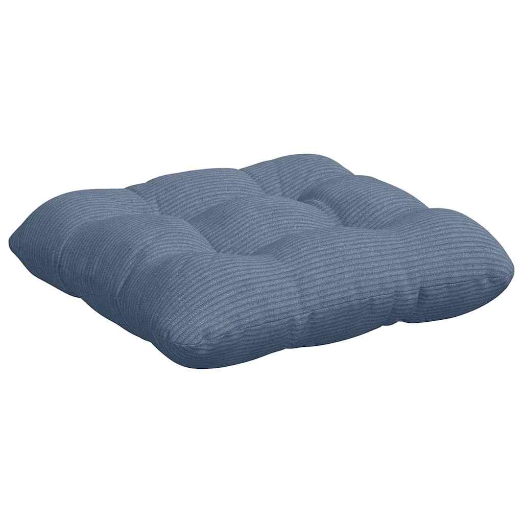 Μαξιλάρια καθισμάτων 4 pcs Μπλε 40 x 40 cm Υφασμάτινο Κορντουρά