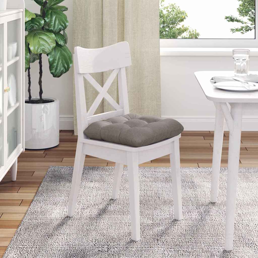 Μαξιλάρια καθισμάτων 4 pcs Taupe 45 x 45 x 12 εκ. ύφασμα
