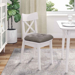 Μαξιλάρια καθισμάτων 4 τμχ. Ύφασμα Taupe 45 x 45 x 12 εκ.