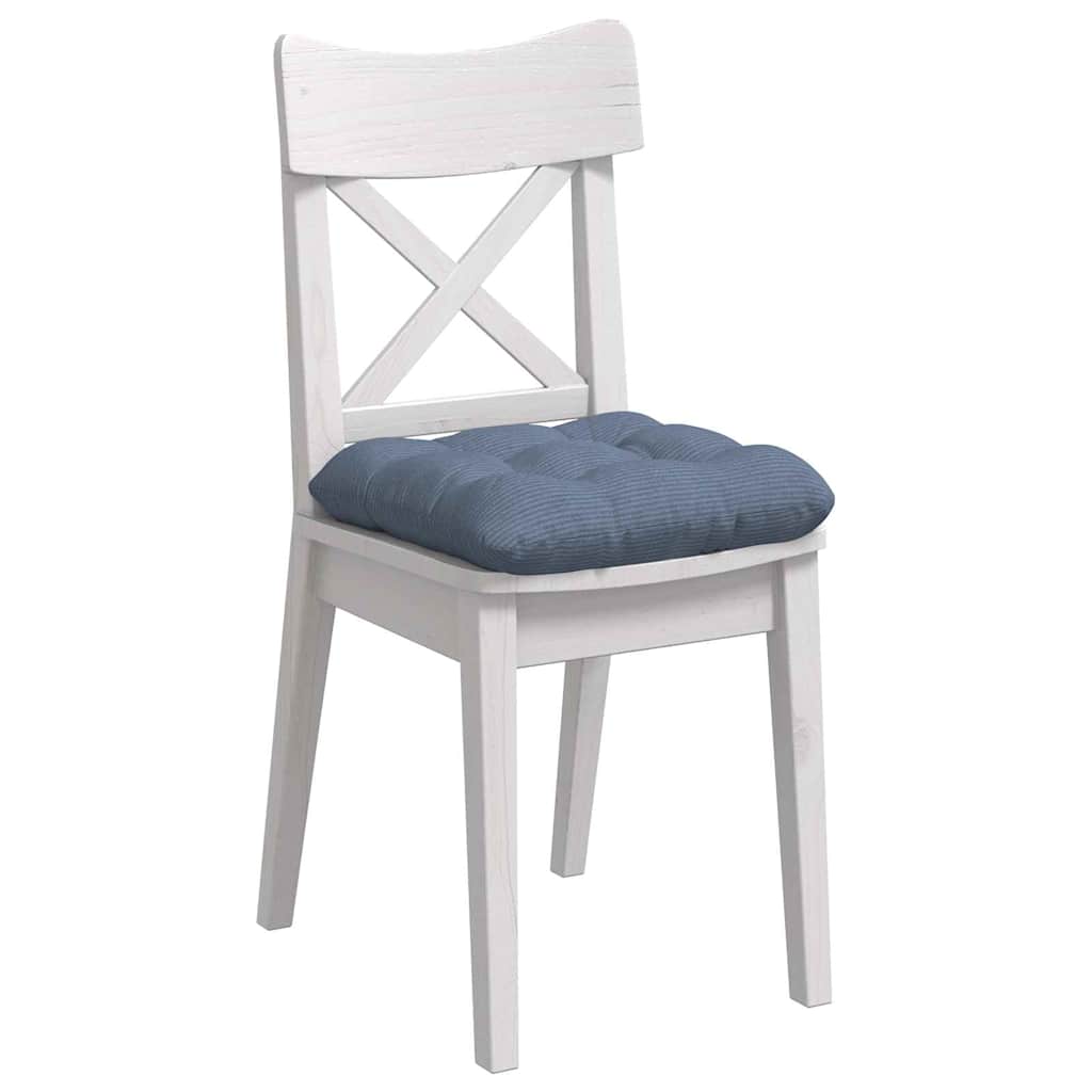 Μαξιλάρια καθισμάτων 4 pcs Μπλε 45 x 45 cm Υφασμάτινο Κορντουρά