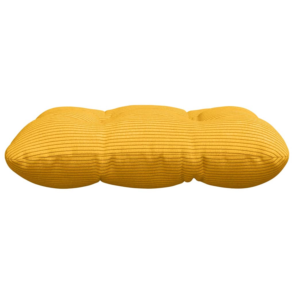Μαξιλάρια καθισμάτων 4 pcs Απαλό Κίτρινο 45 x 45 cm