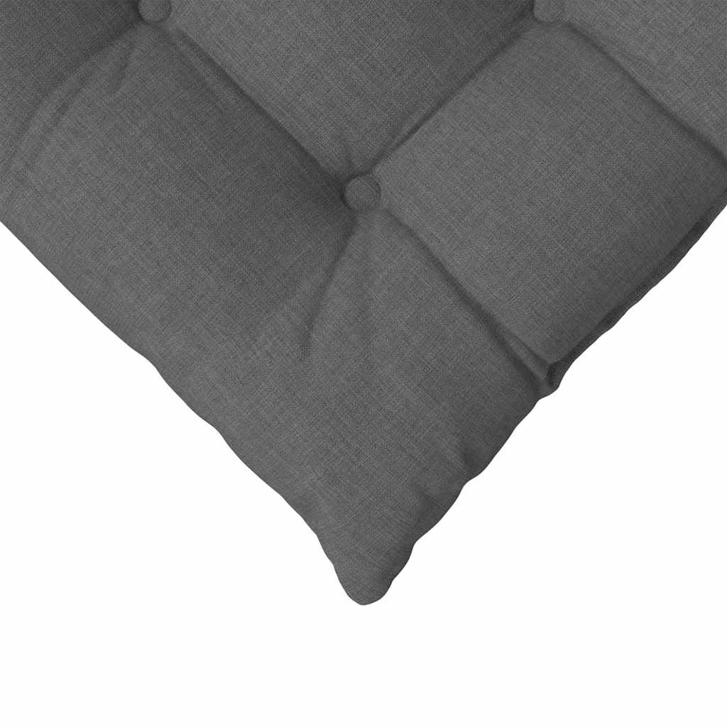 Μαξιλάρια καθισμάτων 4 pcs Σκούρο Γκρι 40 x 40 x 6 cm ύφασμα - Pakobazaar