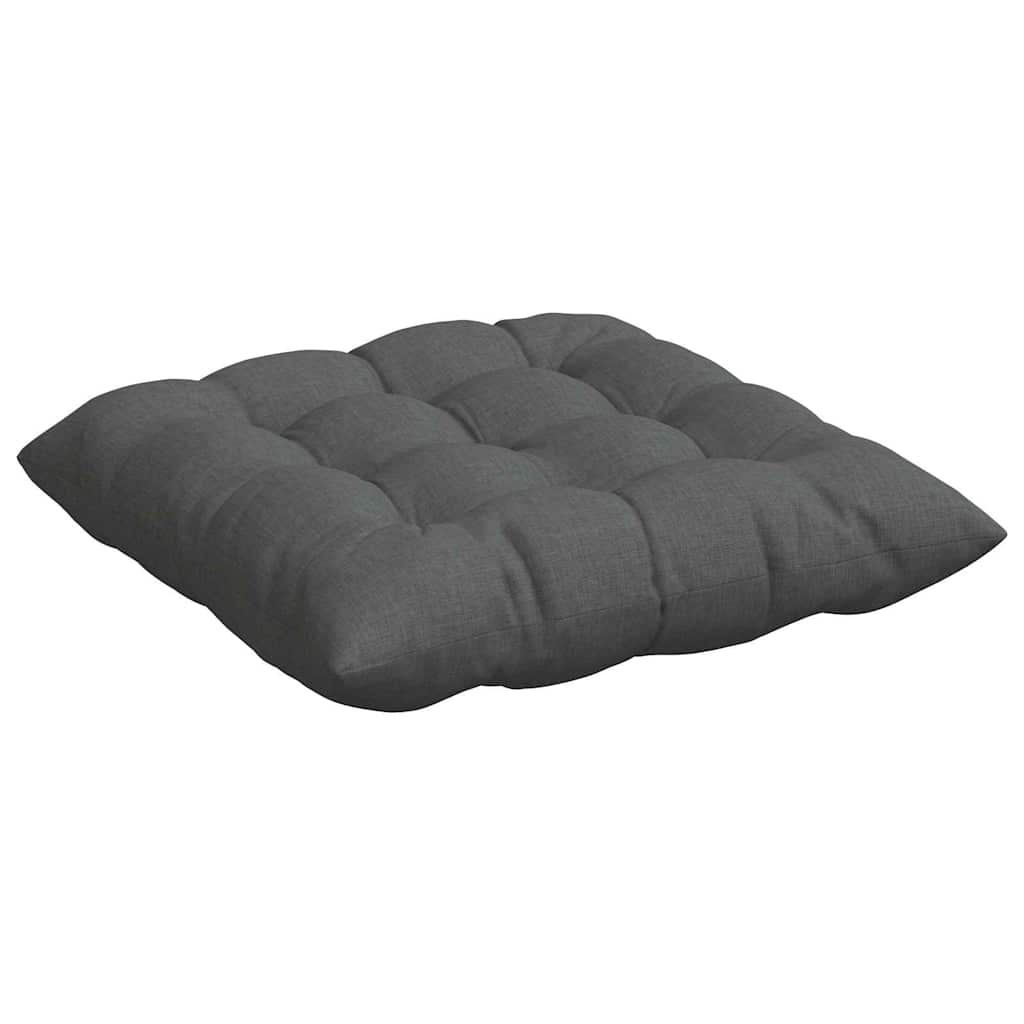 Μαξιλάρια καθισμάτων 4 pcs Σκούρο Γκρι 40 x 40 x 6 cm ύφασμα - Pakobazaar