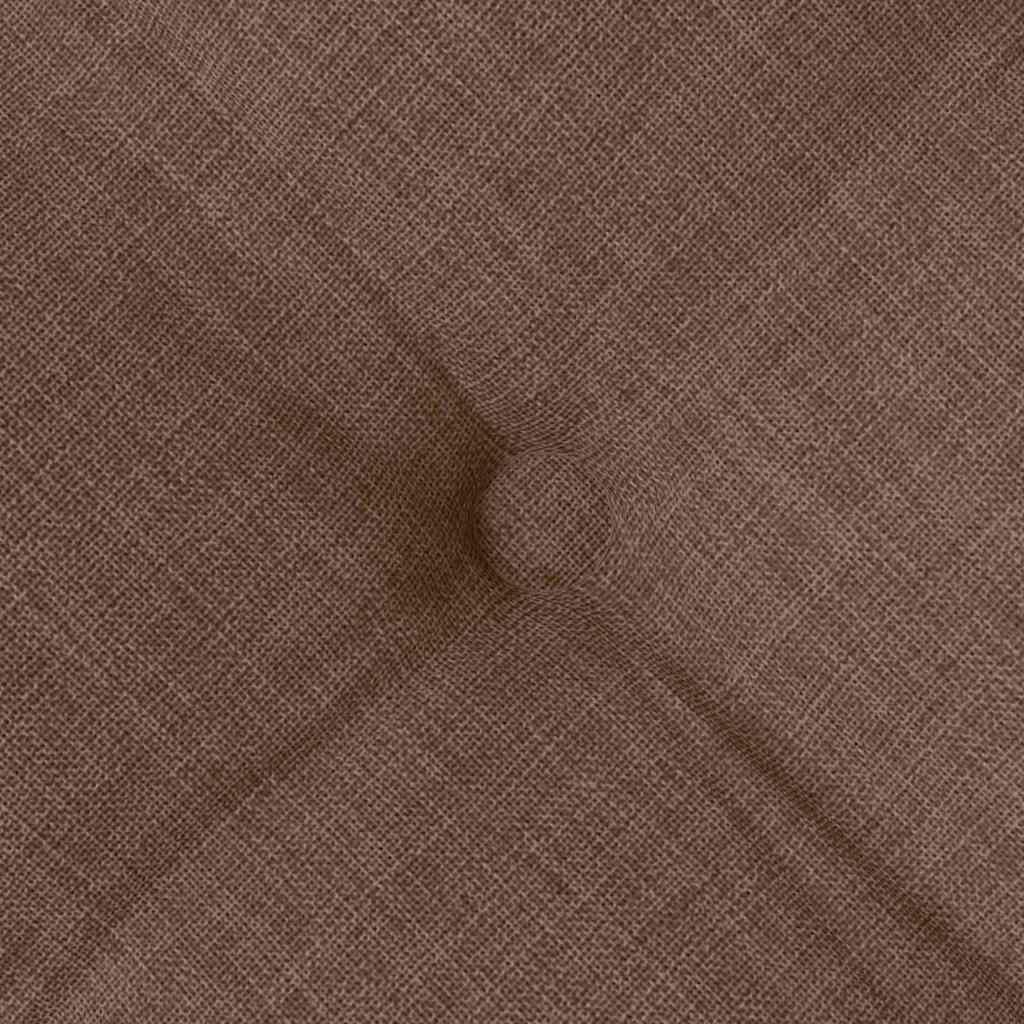 Μαξιλάρια καθισμάτων 4 pcs Καφέ 40 x 40 x 6 cm ύφασμα - Pakobazaar