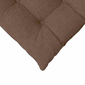 Μαξιλάρια καθισμάτων 4 pcs Καφέ 40 x 40 x 6 cm ύφασμα - Pakobazaar