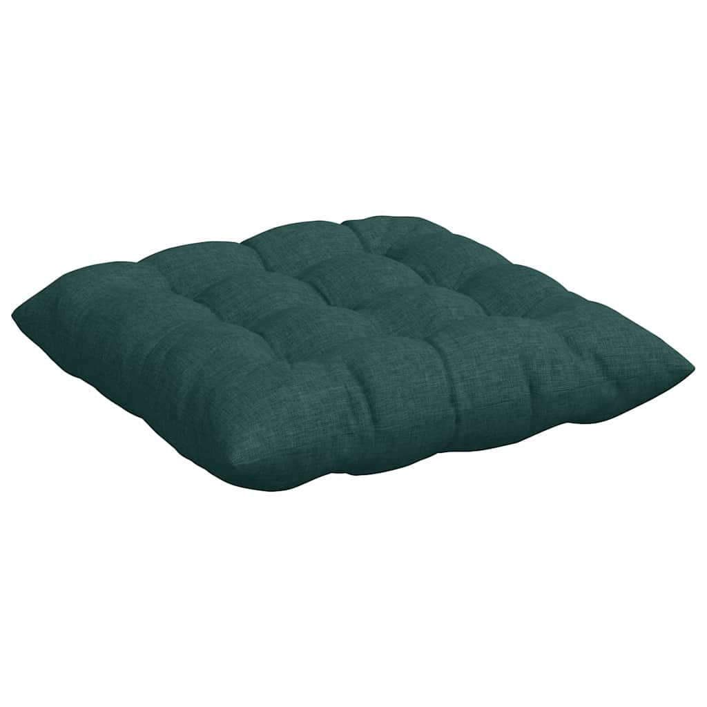 Μαξιλάρια καθισμάτων 4 pcs Σκούρο Πράσινο 40 x 40 x 6 cm ύφασμα - Pakobazaar