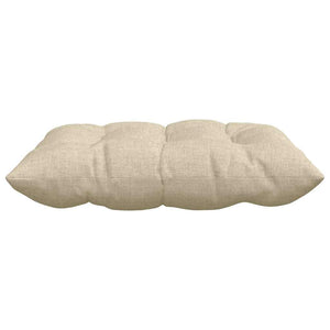 Μαξιλάρια καθισμάτων 4 pcs Κρεμ 40 x 40 x 6 cm ύφασμα - Pakobazaar