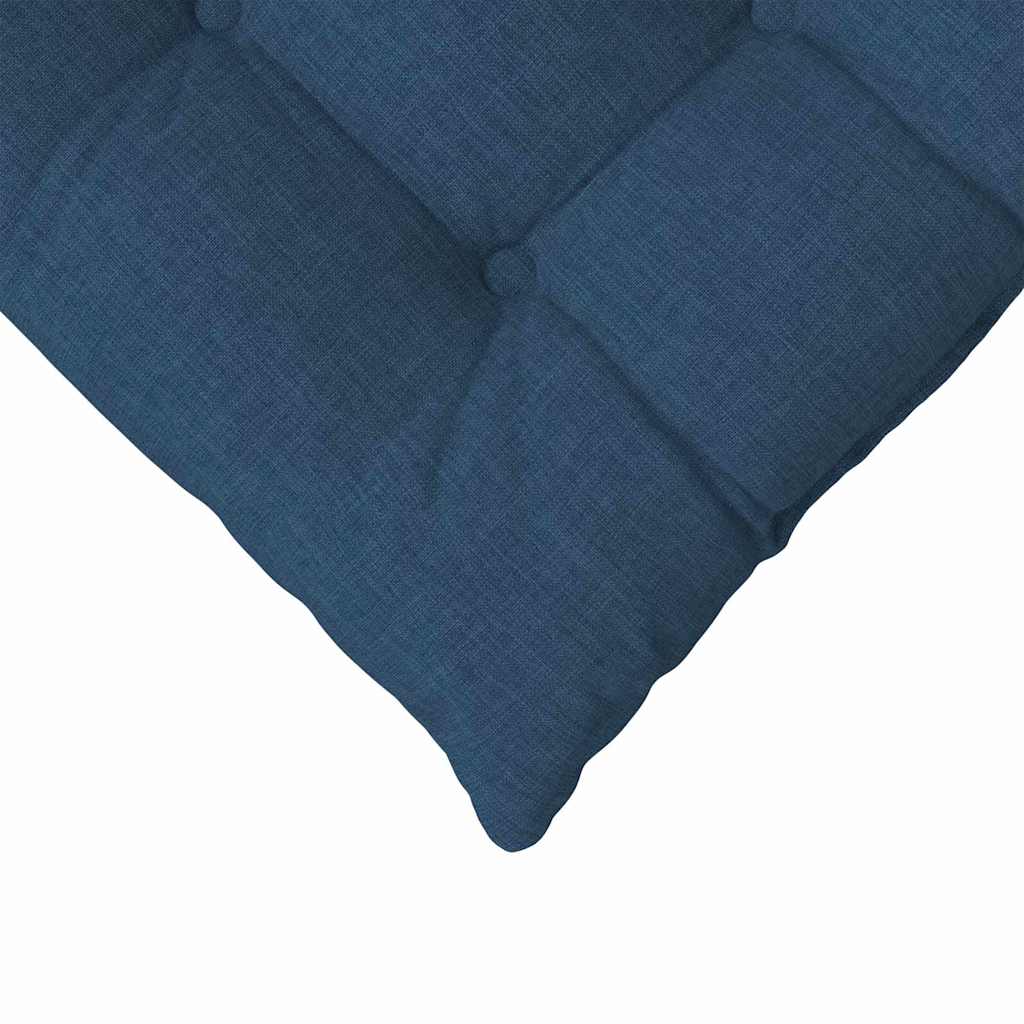 Μαξιλάρια καθισμάτων 4 pcs Μπλε 40 x 40 x 6 cm ύφασμα - Pakobazaar