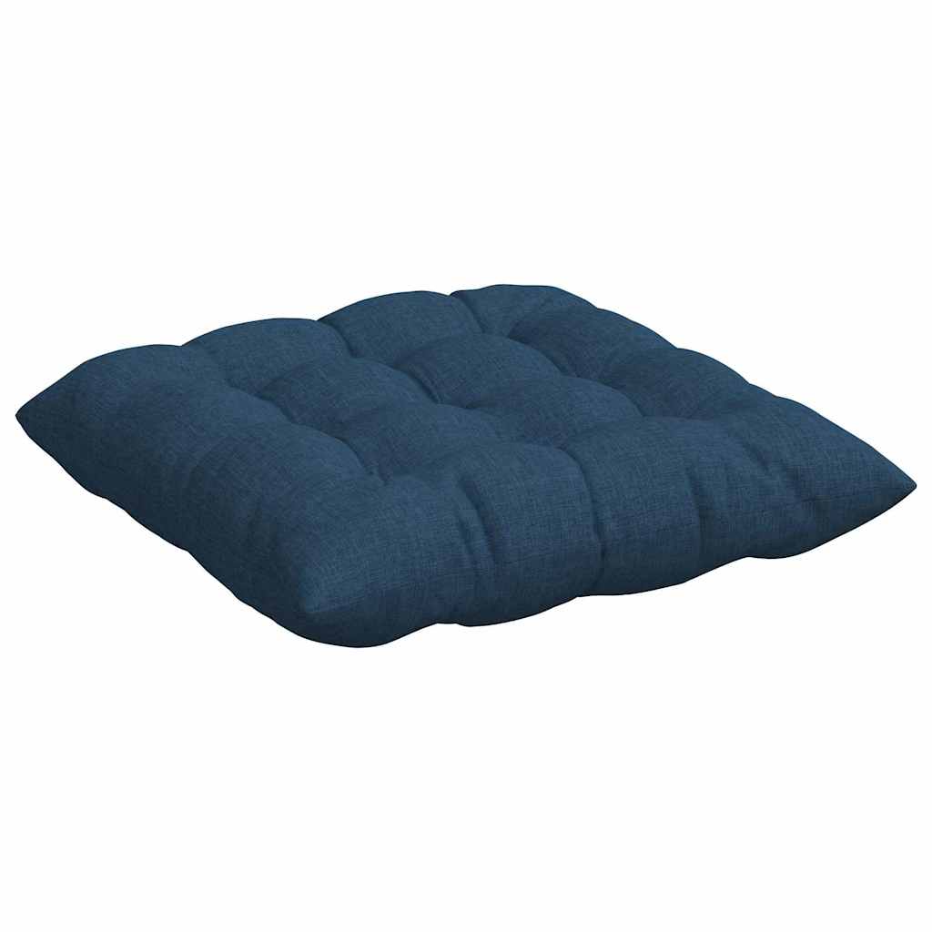 Μαξιλάρια καθισμάτων 4 pcs Μπλε 40 x 40 x 6 cm ύφασμα - Pakobazaar