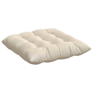 Μαξιλάρια καθισμάτων 4 pcs Μπεζ 40 x 40 x 6 cm Μικροΐνες - Pakobazaar