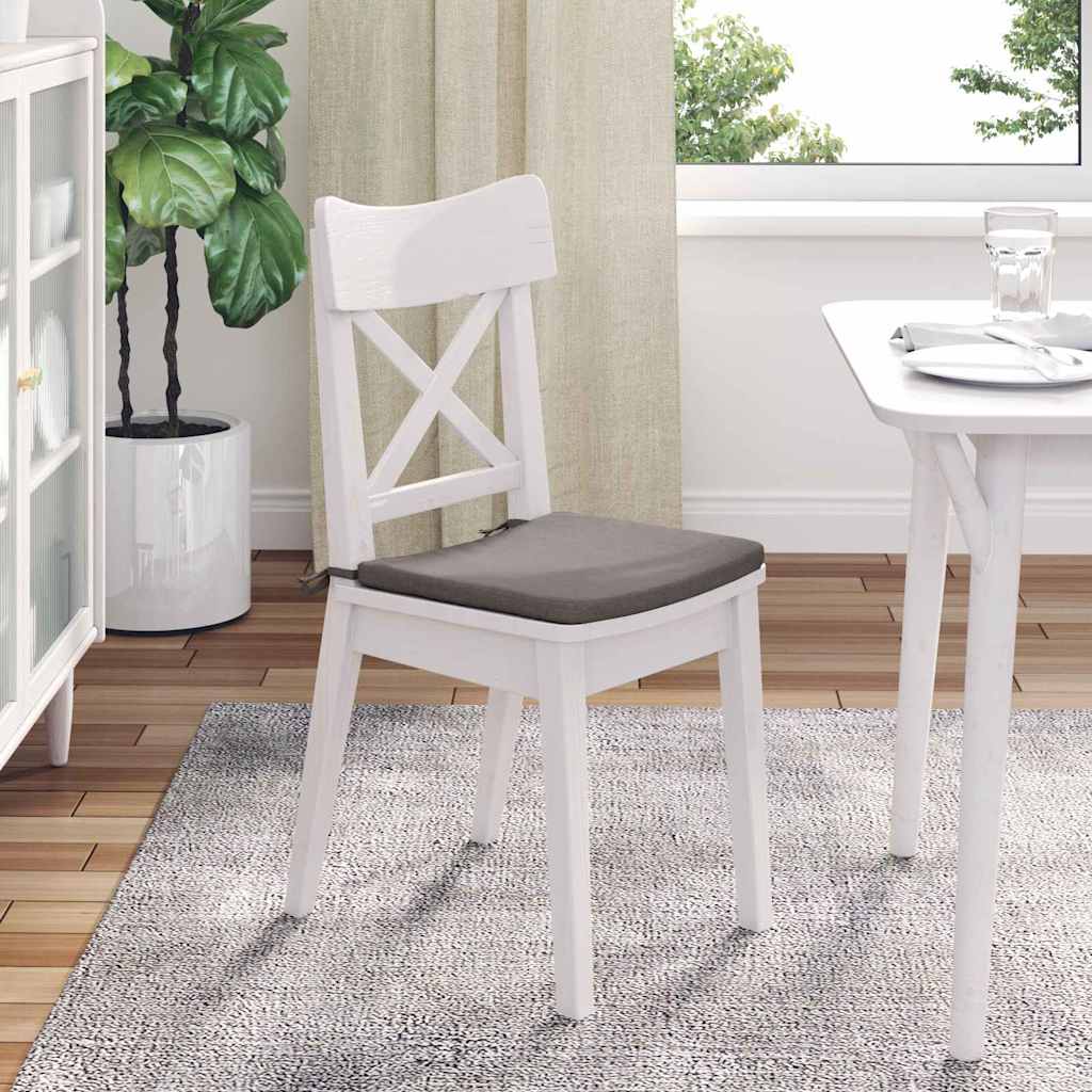 Μαξιλάρια καθισμάτων 4 pcs Taupe 40 x 40 x 3 cm ύφασμα
