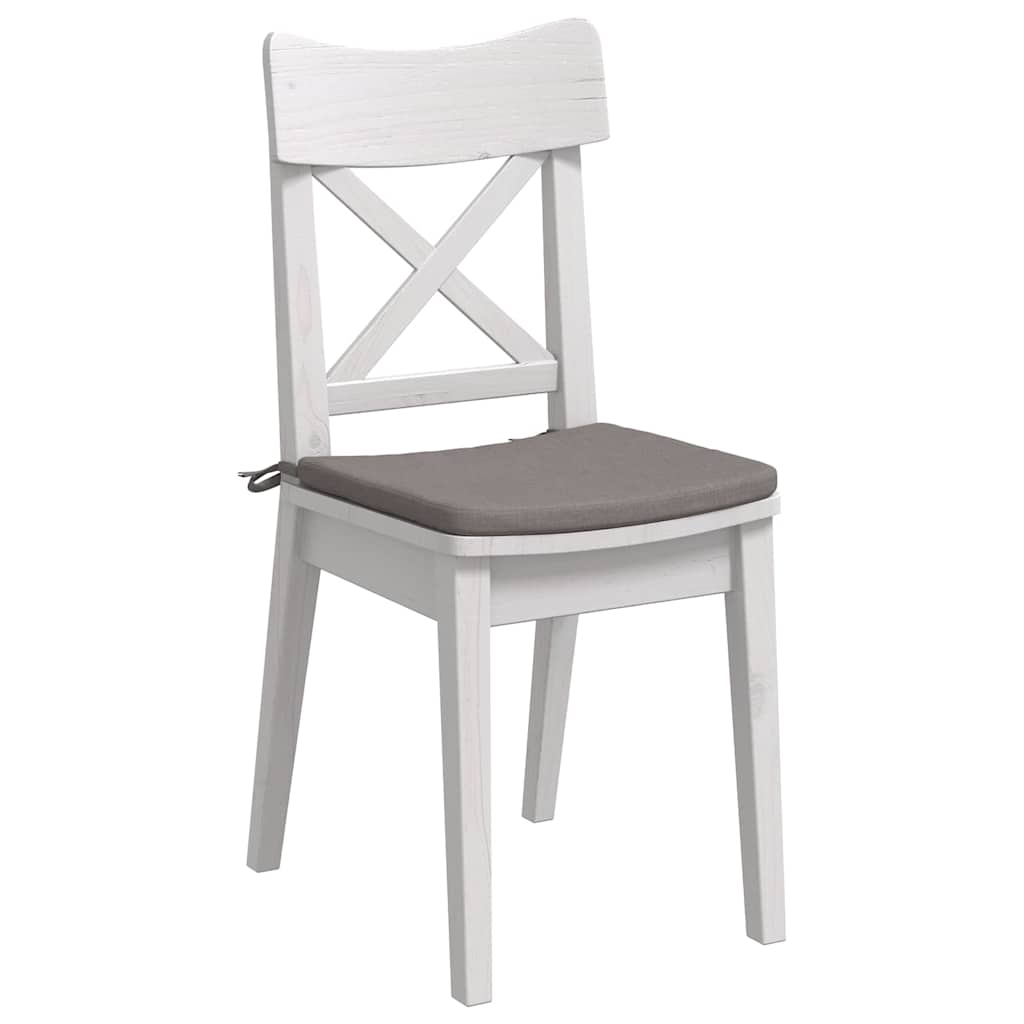 Μαξιλάρια καθισμάτων 4 pcs Taupe 40 x 40 x 3 cm ύφασμα