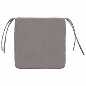 Μαξιλάρια καθισμάτων 4 τμχ. ύφασμα Taupe 40 x 40 x 3 cm