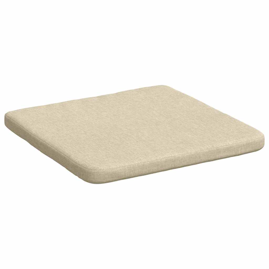 Μαξιλάρια καθισμάτων 4 pcs Κρεμ 40 x 40 x 3 cm ύφασμα