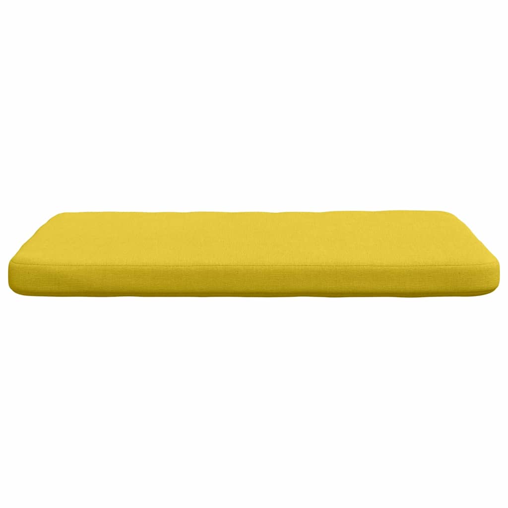 Μαξιλάρια καθισμάτων 4 pcs Απαλό Κίτρινο 40 x 40 x 3 cm ύφασμα