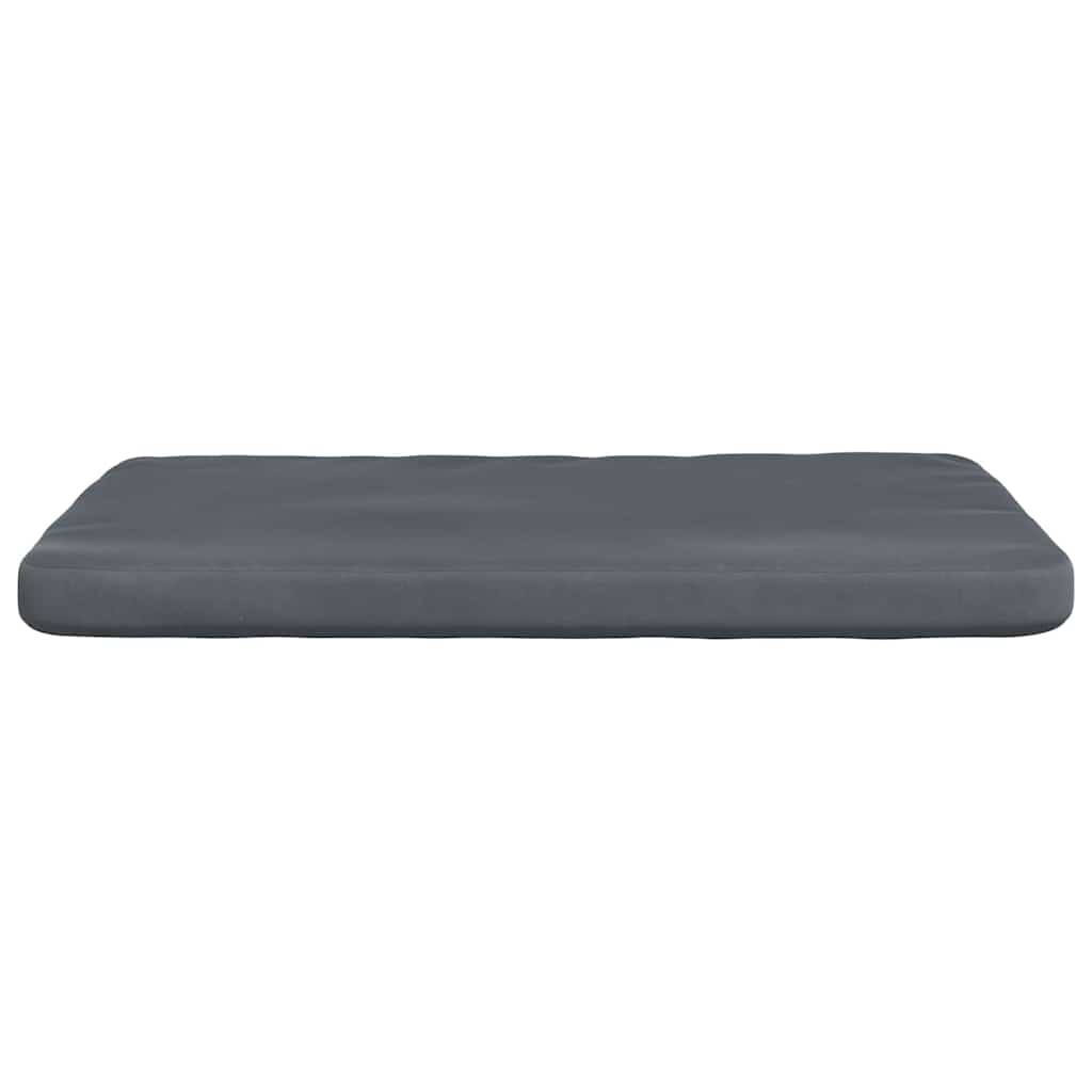 Μαξιλάρια καθισμάτων 4 pcs Σκούρο Γκρι 40 x 40 x 3 cm Βελούδο