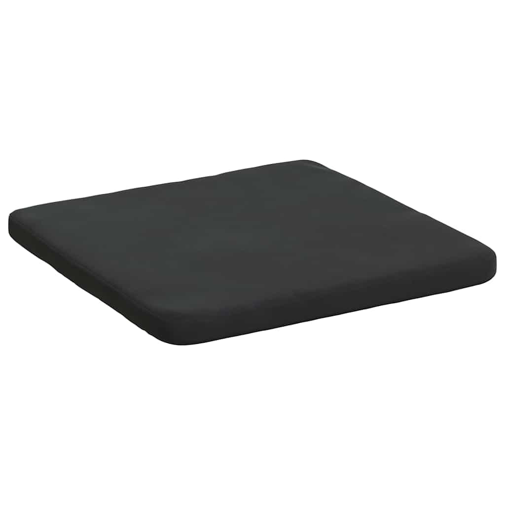 Μαξιλάρια καθισμάτων 4 pcs Μαύρο 40 x 40 x 3 cm Βελούδο