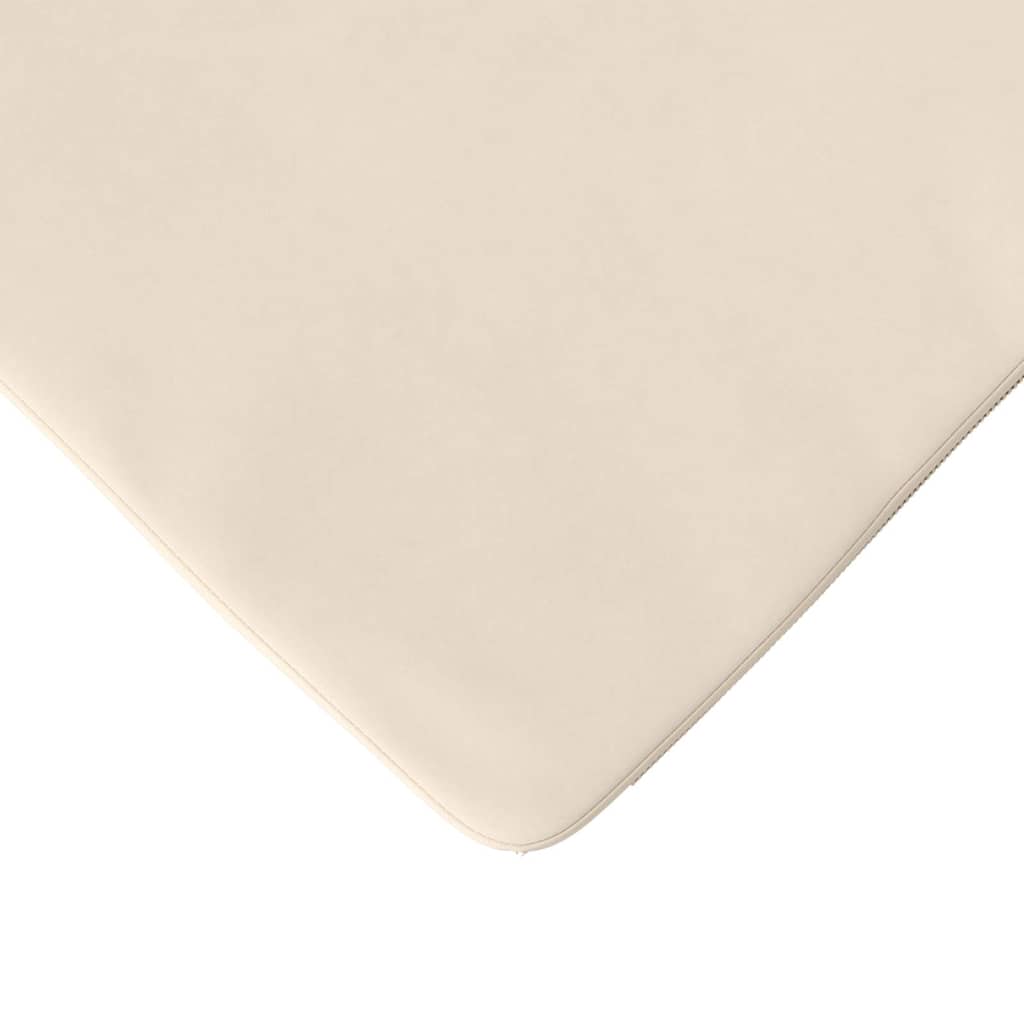 Μαξιλάρια καθισμάτων 4 pcs Μπεζ 40 x 40 x 3 cm Ύφασμα Μικροΐνας