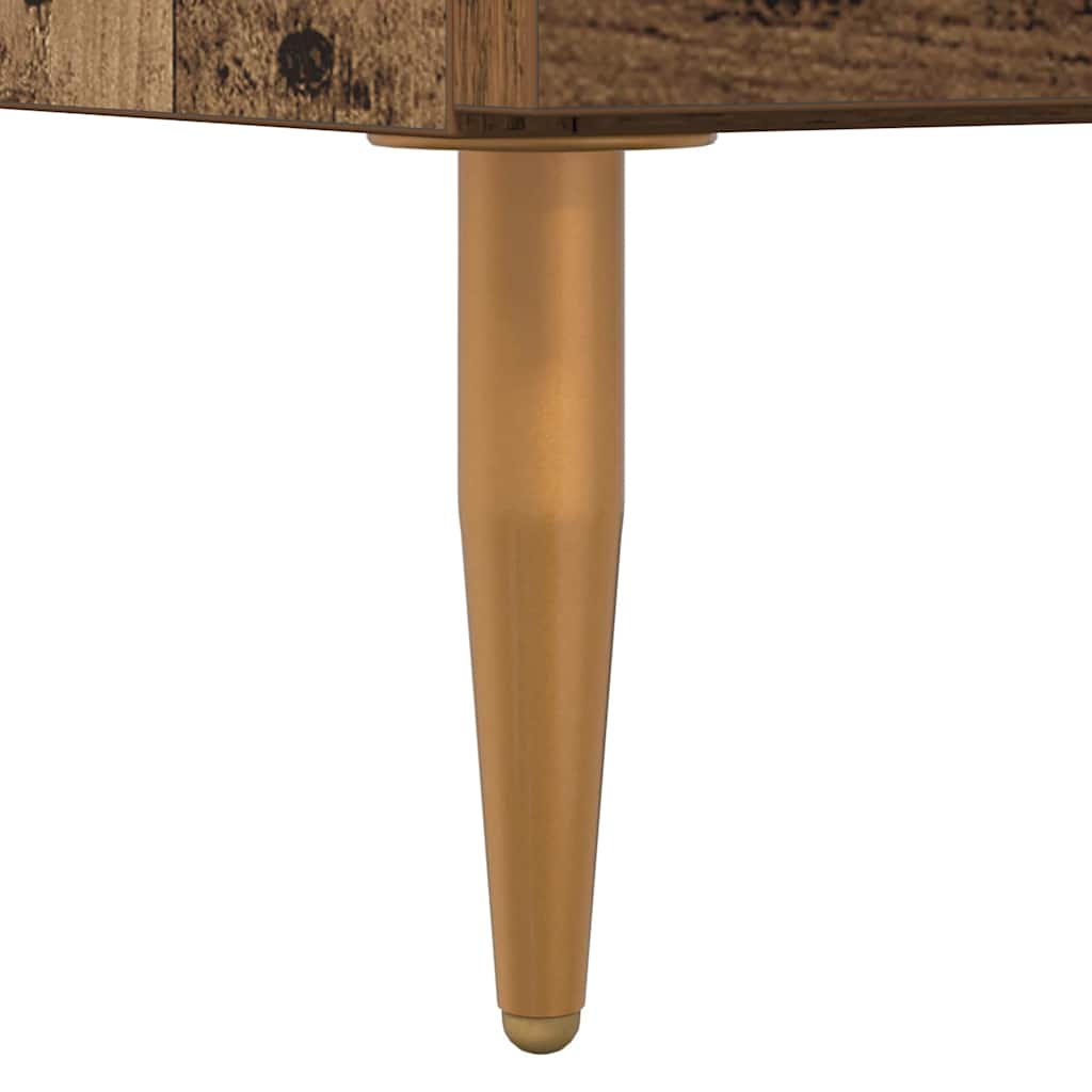 Κομοδίνο 2 pcs Παλιό ξύλο 40 x 35 x 47,5 εκ Επεξεργασμένο ξύλο