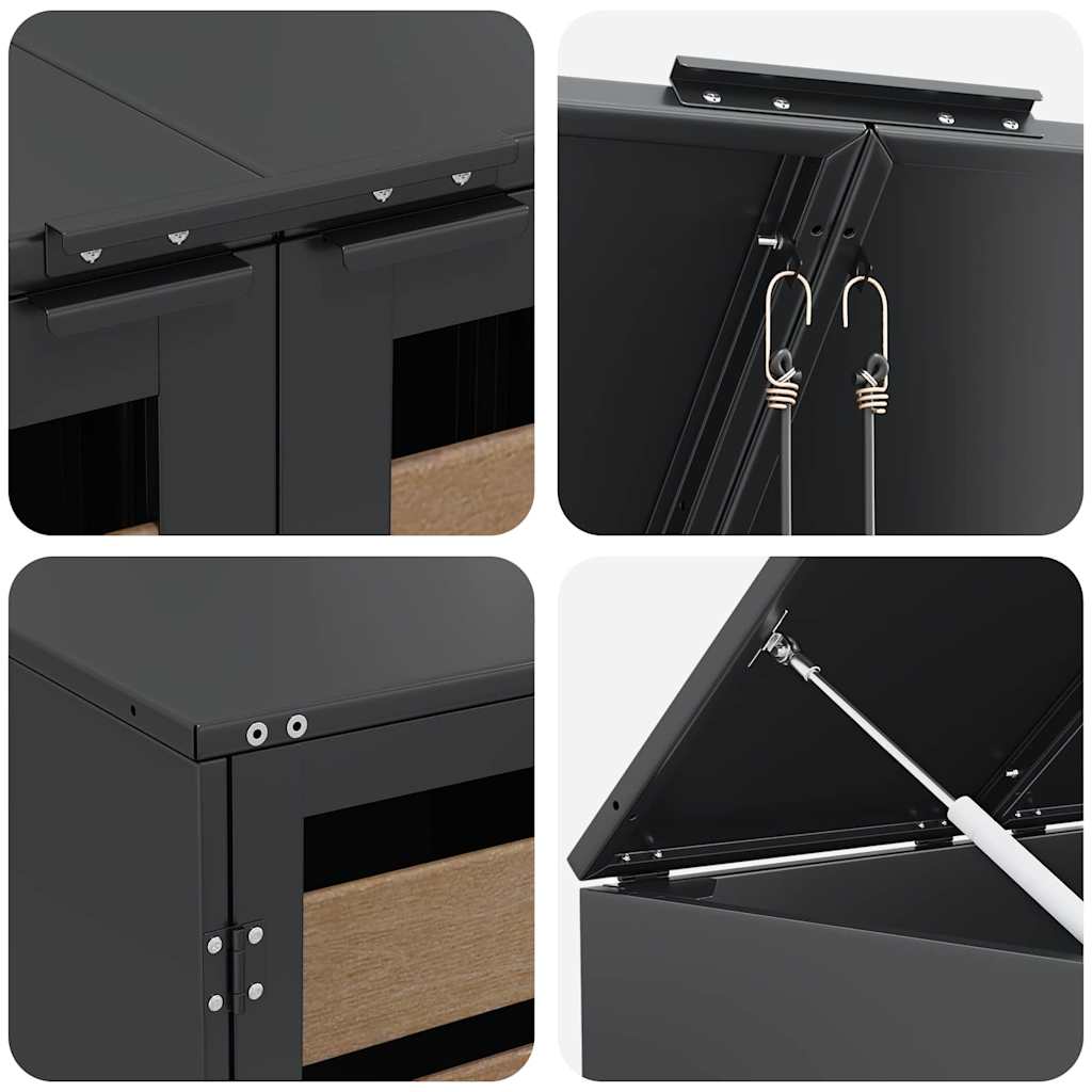 Αποθήκη τροχήλατου κάδου για 3 κάδους 340 x 77.5 x 115.5 εκ