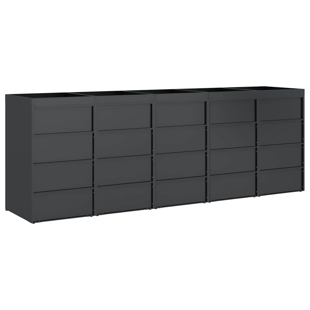 Αποθήκη τροχήλατου κάδου για 3 κάδους 340 x 77.5 x 115.5 εκ - Pakobazaar
